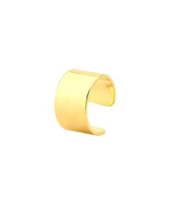 Piercing Fake Liso Largo - Banho Ouro 18K