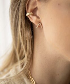 Alternative view of Brinco Vic - Banho de Ouro 18K