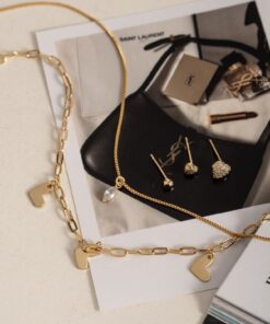 Tornozeleira Coração - Banho Ouro 18K