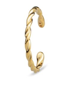 Anel Torcidinho Regulável – Banho de Ouro 18K