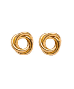 Brinco Nó – Banho Ouro 18K