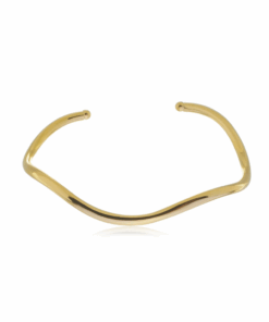 Bracelete Ondulado – Banho Ouro 18K