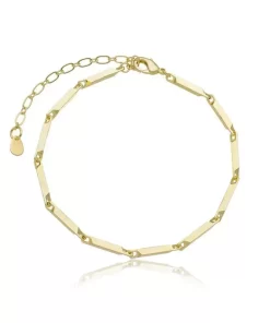 Pulseira Elo Reto – Banho Ouro 18K