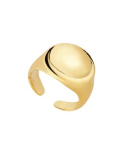 Anel Redondo Regulável – Banho de Ouro 18K